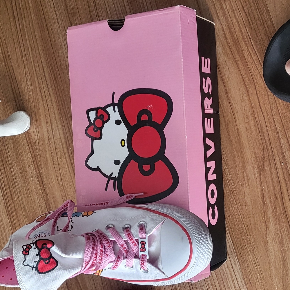 Converse Hello Kitty Pink High-Top Sneakers